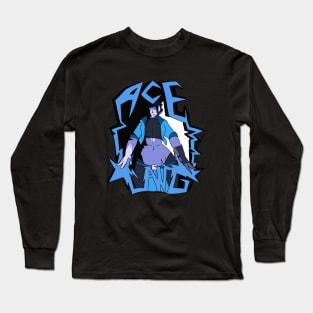 Ace Lang - Warped Design Long Sleeve T-Shirt